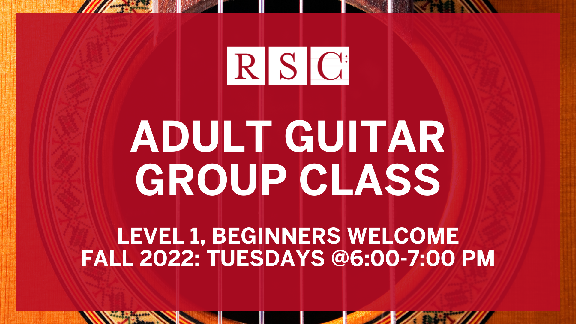 Adult Guitar Group Class