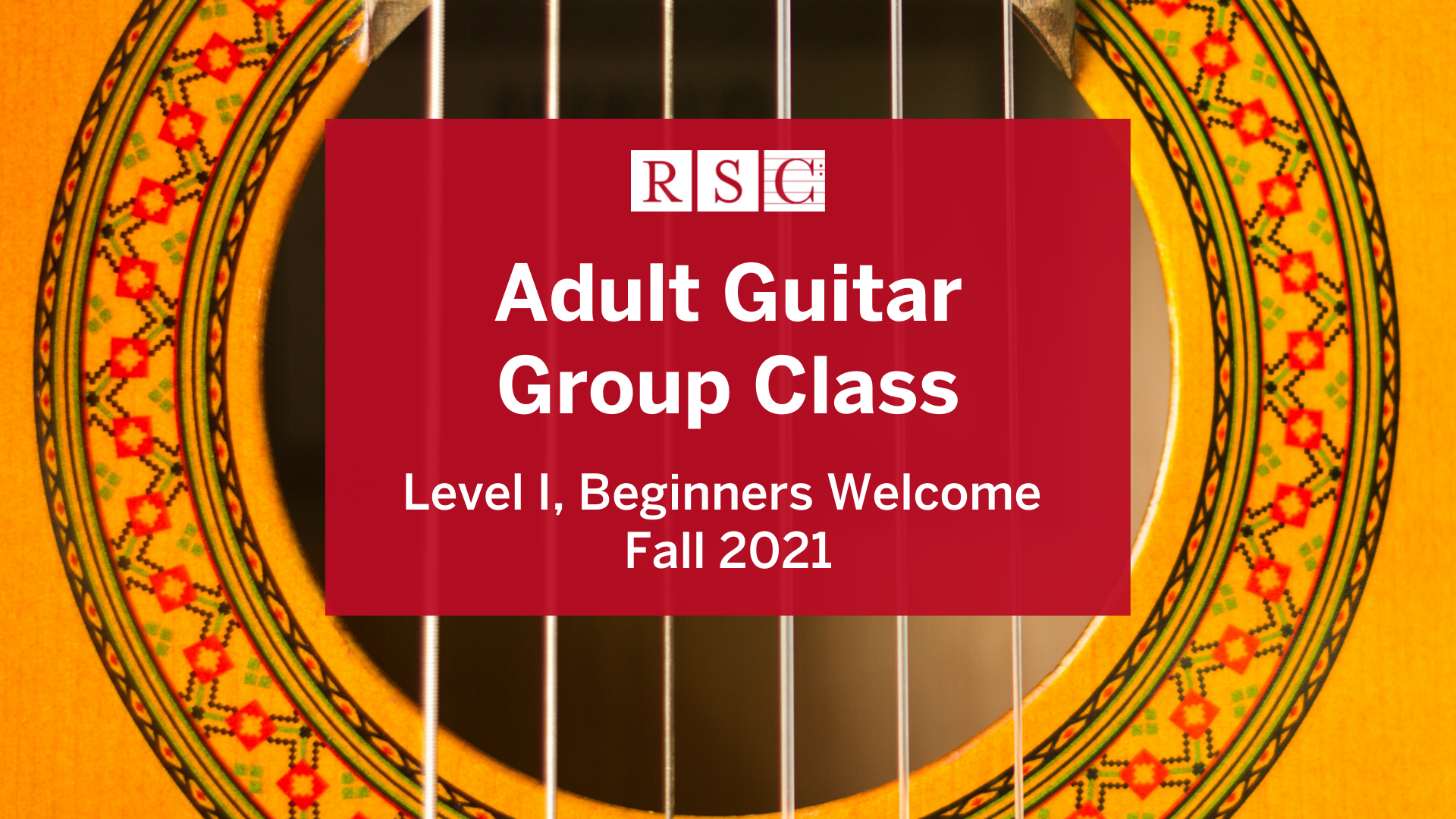 Adult Guitar Group Class